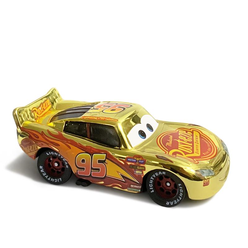 Pixar Auta 3 Bouřlivák Jackson Mickey Blesk McQueen Mack Modelové auto 1:55 Kovová slitina pro tlakové lití Auto Dětské hračky Dárky