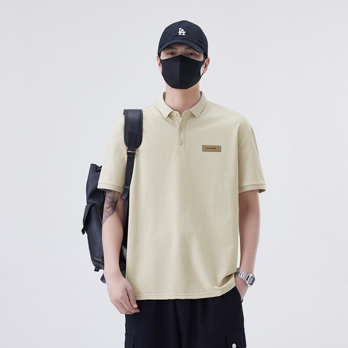New Summer T-shirt Loose Lapel Short-sleeved POLO Shirt T-shirt