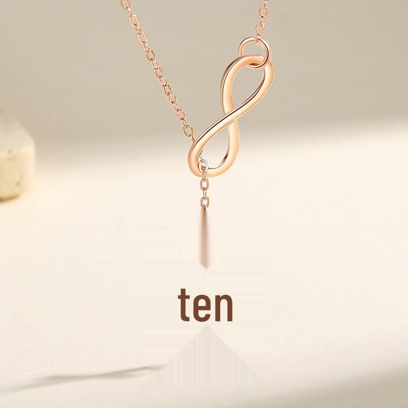 

S925 Sterling Silver Women s Cross Necklace with Unique 8-Character Design 925 Silver