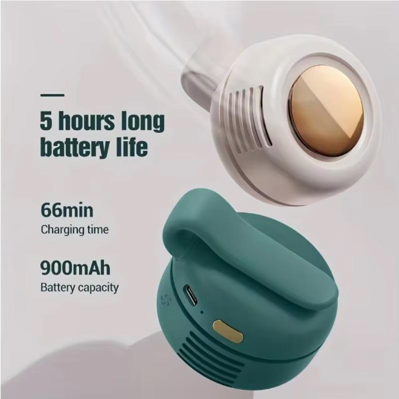 Mini Small Clip Fan Portable Silent Mini Bladeless Electric Fan 3 Speeds Clip-on Charging Fans For Shirt Whirlwind Waist Clips