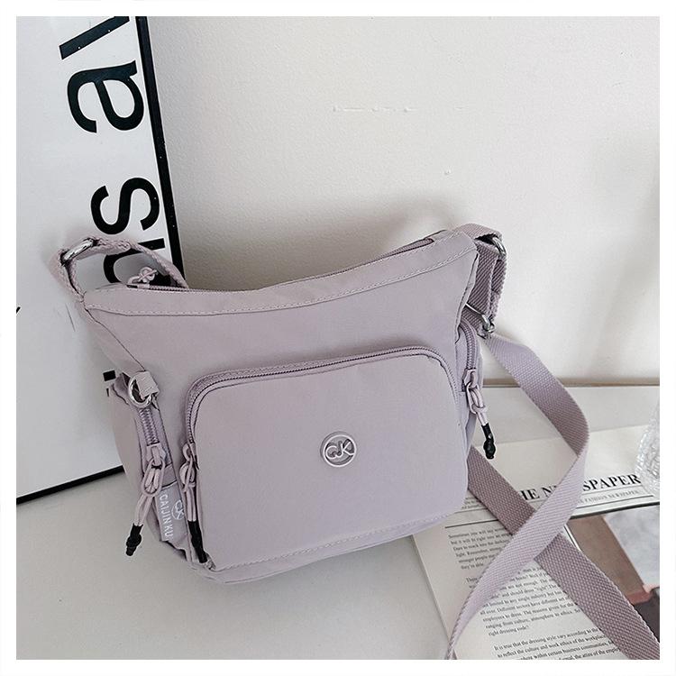 Versatile Shopping Backpack New Shoulder Bag Trendy Women's Messenger Bag Lightweight Anti-splashing Nylon Bag