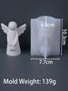 3D Cute Angel Silicone Candle Mold DIY Hand Held Love Star Girl Ornaments Making Soap Plaster Resin Molds Home Decor Craft Gifts