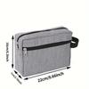 Large Capacity Toiletry Bag, Multifunctional Men's Shaving Organizer, Portable Travel Cosmetic Storage