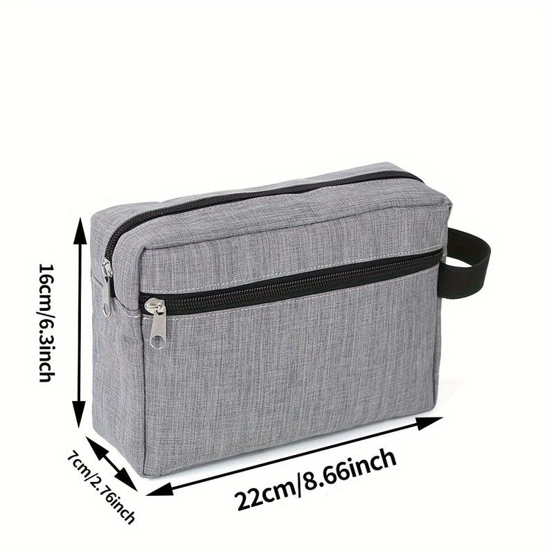 Large Capacity Toiletry Bag, Multifunctional Men's Shaving Organizer, Portable Travel Cosmetic Storage