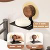 Walnut Suction Cup Soap Dish Wall Mounted Self-draining Soap Bar Holder Space Saving Reusable Soap Box for Bathroom Kitchen