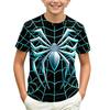 Kids' Short Sleeve Neck T-Shirt with Graphic Print for Casual Daily Wear