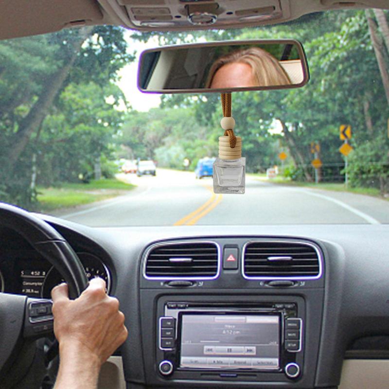 Hängende Leere Autoduftflaschen Aromatherapie Anhängerflasche Für Fahrzeug Zuhause Diffusor Fläschchen Entfernen Autogeruch Lang Anhaltend