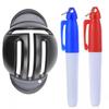 8Pcs/Set Vibrant Colors Golf Ball Line Marker Set 4 Marking Stencils Golf Ball Marker Pen  Gymnasium