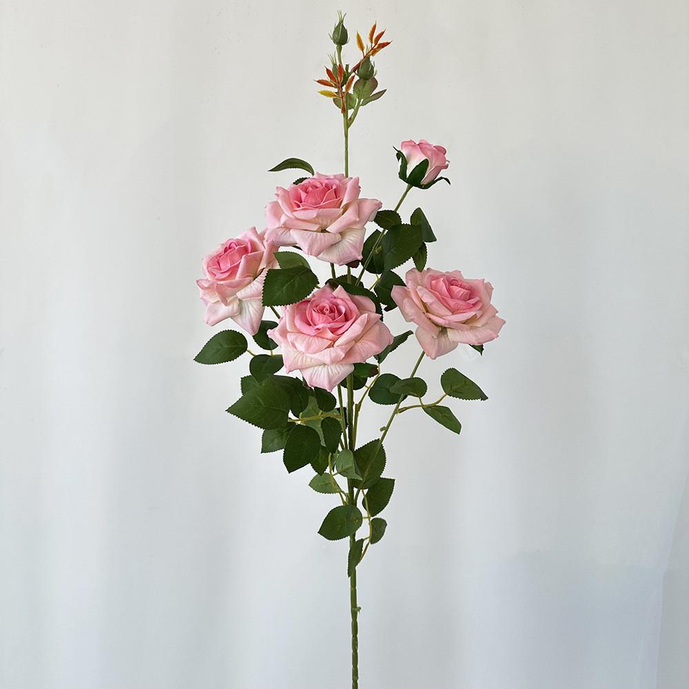 Silk Flower Welcome Rose Hotel Restaurant Decor For Photography And Event Display