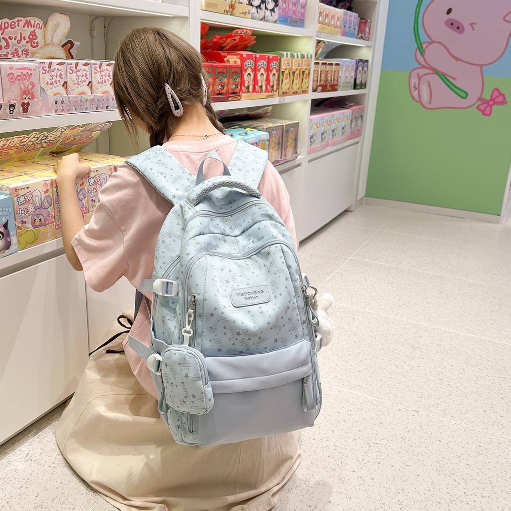 Schultasche neue Schultasche Mädchen Grundschüler 1011 Mittelschüler Oberschüler Rucksack mit großem Fassungsvermögen Mädchen Rucksacktasche