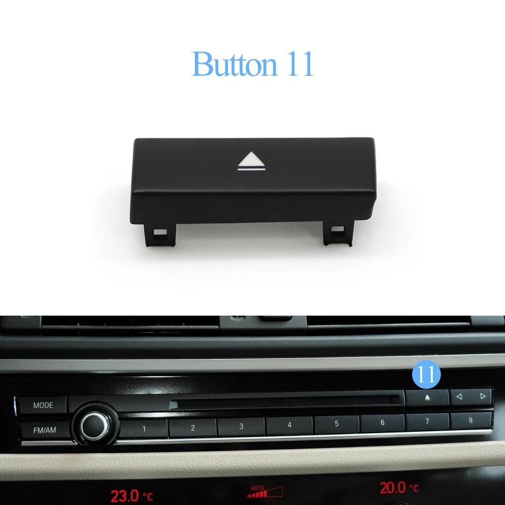For BMW 5 5GT 6 7 Series F10 F11 F18 F07 F06 F12 F13 F01 F02 F04 Car Front Dashboard Console Radio CD Player MODE FM AM Button