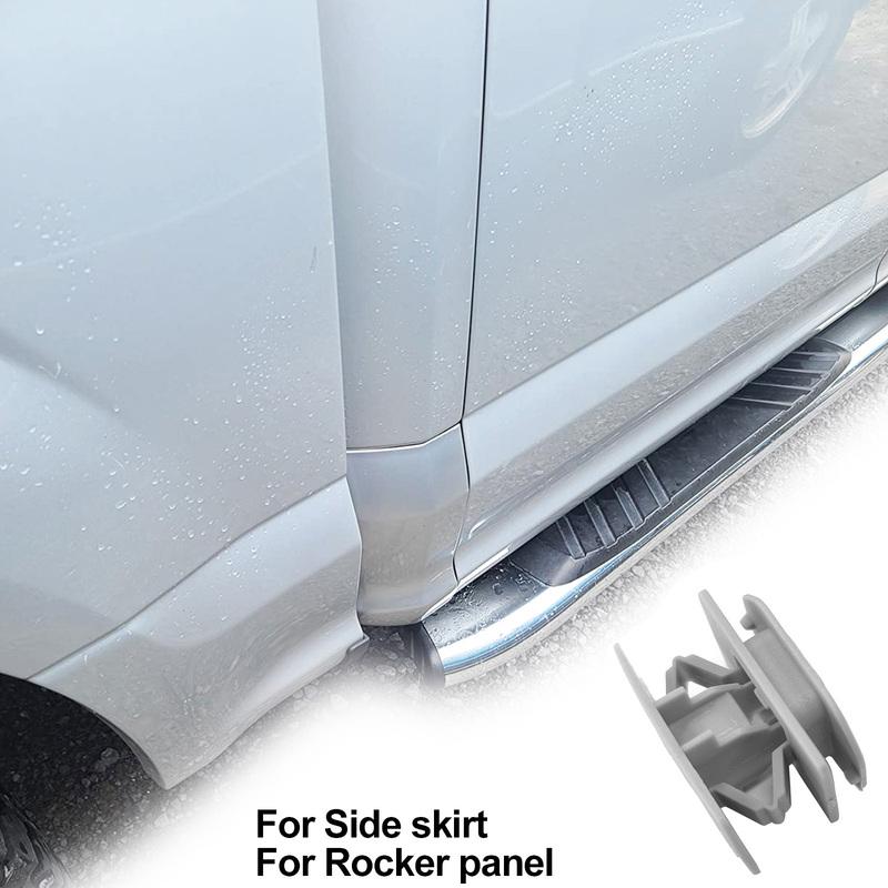 10x For Ford Kuga Escape Mondeo Fusion Cmax Transit Ecosport Side Skirt Sill Rocker Panel Moulding Trim Cover Clips Pin Retainer