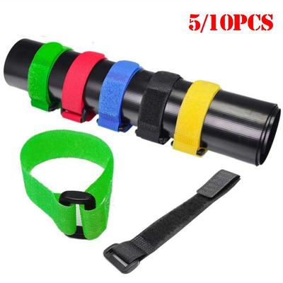 5/10PCS Durable RC Accessories Multicolor Nylon Hook Loop Tie-down Straps Cable Ties Antiskid Cable