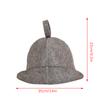 1Pcs Sauna Hat Anti Heat Headgear  Style Wool Felt Shower Cap For Men Women Shower Bathing Accessories