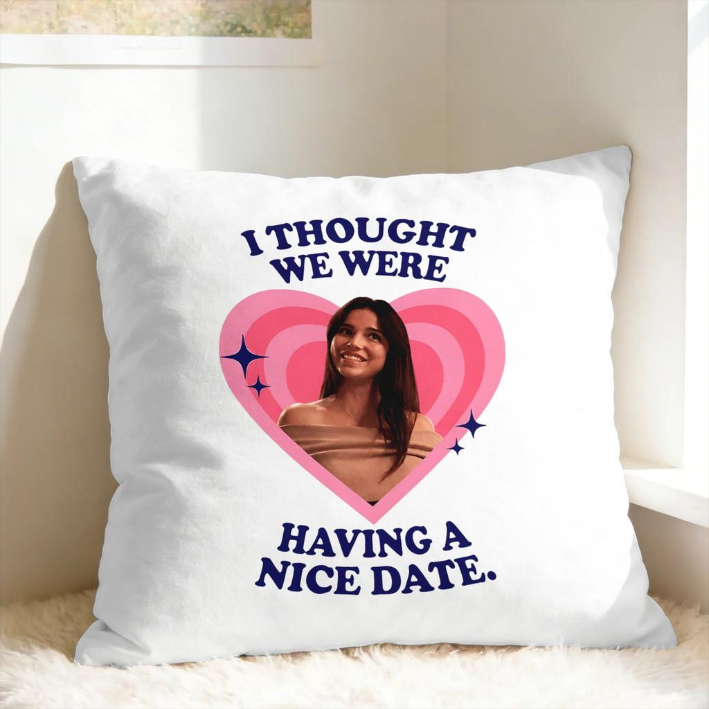 O-Obsession Movie Pillow Cover Kawaii Pillow Case For Sofa Couch Bed Living Room Comfy Cushion Cover Gift
