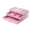 Dustproof Flannel Jewelry Storage Box Stackable Drawer Jewelry Box  for Home
