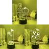 Super Mario Usb Night Light With Color Changing Led For Gaming Room Decor