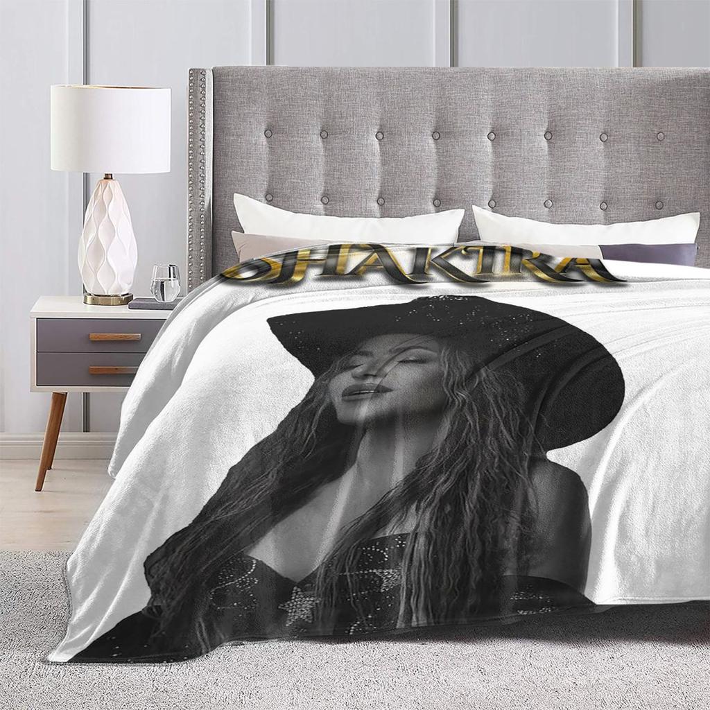 Shakira Tour 2025  Blanket Soft Warm Flannel Throw Blanket Plush for Bed Living room Picnic Travel Home Couch