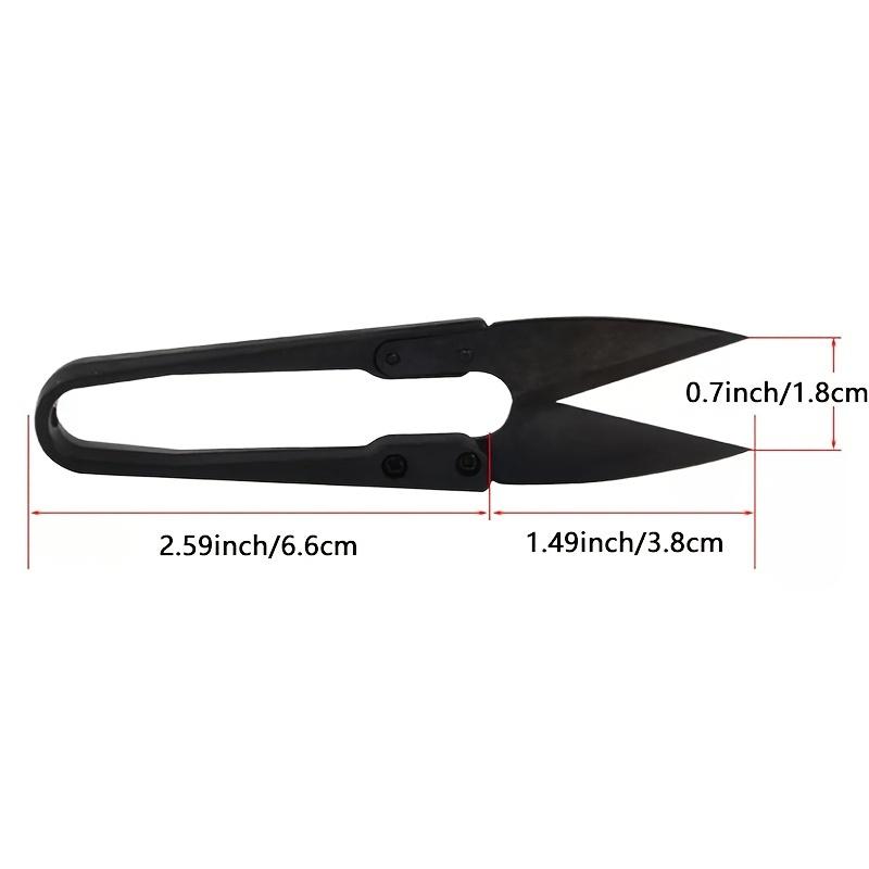 1PCS Carbon Steel Sewing Scissors Trimming Nippers U Shape Clippers Yarn Embroidery Craft Scissors Tailor, DIY, Easy To Use