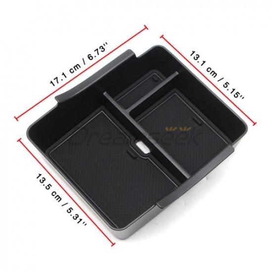 Center Console Organizer for Honda HR-V  Armrest Storage Box Glove Tray Mat