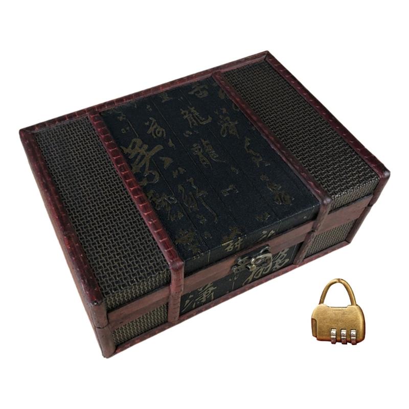 

Fashionable Decorative Wood Storage Case Retro Styles Organizers for Jewelry and Storage Solution in Elegant Color