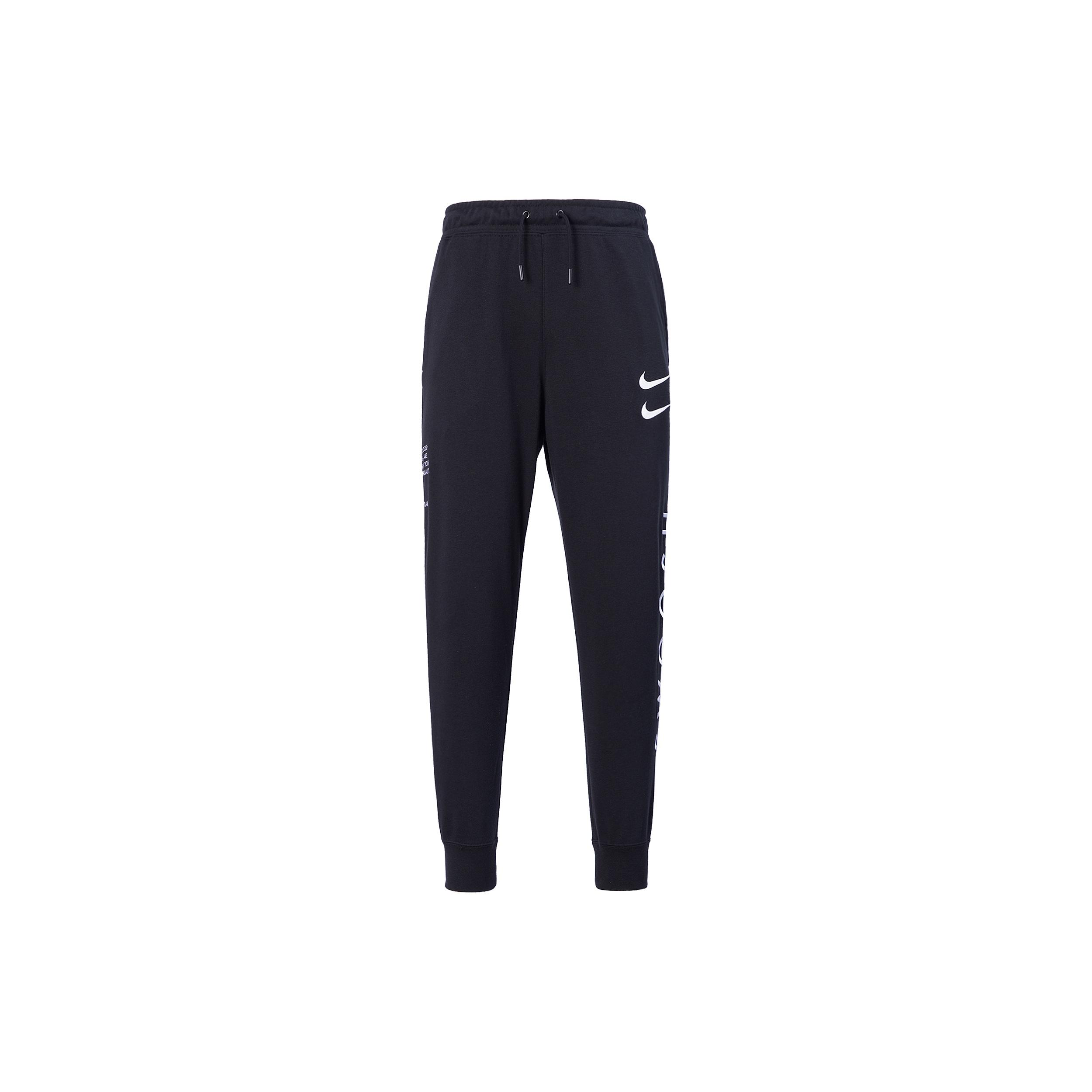 Nike Sportswear Swoosh Logo Tracksuit Bottoms Men Black Men s CU3932-010 L