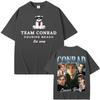 Team Conrad Cousins Beach Merch Tshirt Conrad Fisher Movie Y2k Tee Shirt 2026 Men Women Harajuku High Quality Shortsleeved Top