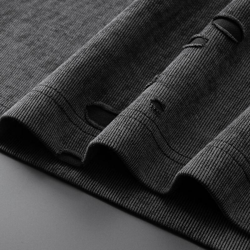 Men's Plus Size Tie-Dye Ripped Short Sleeve T-Shirt