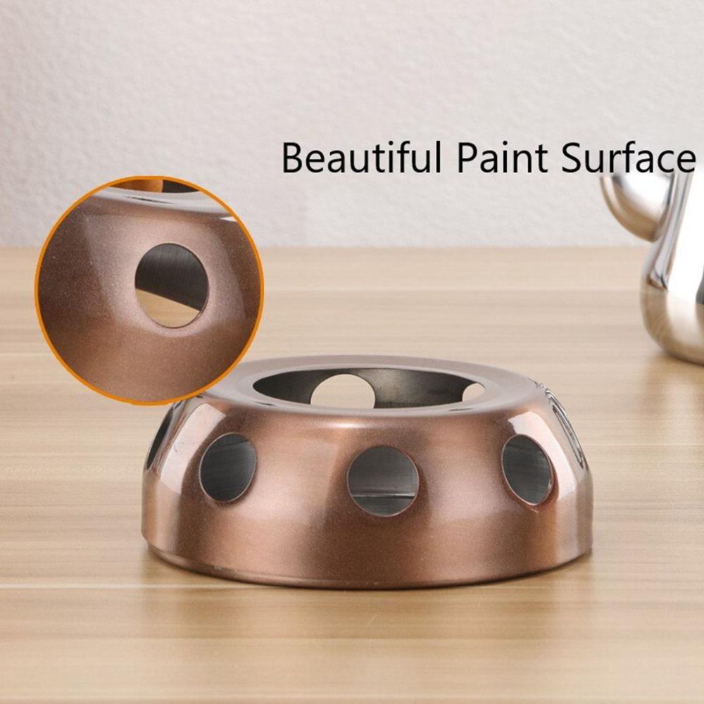 Outdoor Stand Stainless Steel Practical Teapot Warmer Trivet Coffee Heater Heating Base