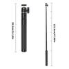 Aluminum Alloy Extendable Tripod Selfie Stick Lightweight for Action 6 Camera Photography Vlog and Travel Adventure