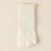 Five-fingered Socks for Women, Spring and Summer, Solid Color Cotton, Sweat-absorbing, Boneless, Anti-pilling, Split-toe Socks, Sports Short Socks