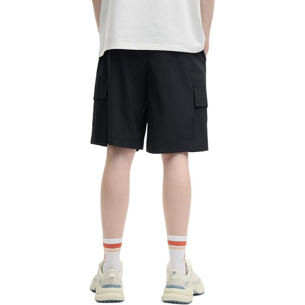 FILA X MAISON KITSUNE Original Fashion Simple Lace-Up Casual Shorts Men shorts Legendary-Blue F11M529802F-NV