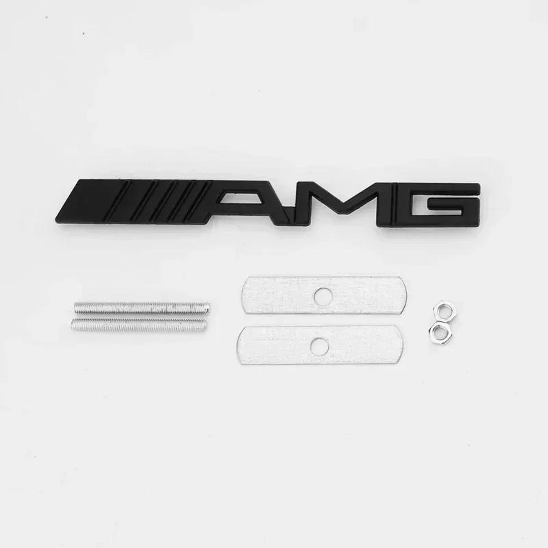 1 buc Embleme Grilă Față Autocolante Insignă Pentru Mercedes Benz Logo AMG W204 W205 W210 W211 W212 W213 W167 W176 W463 GLC C63 G63 E63