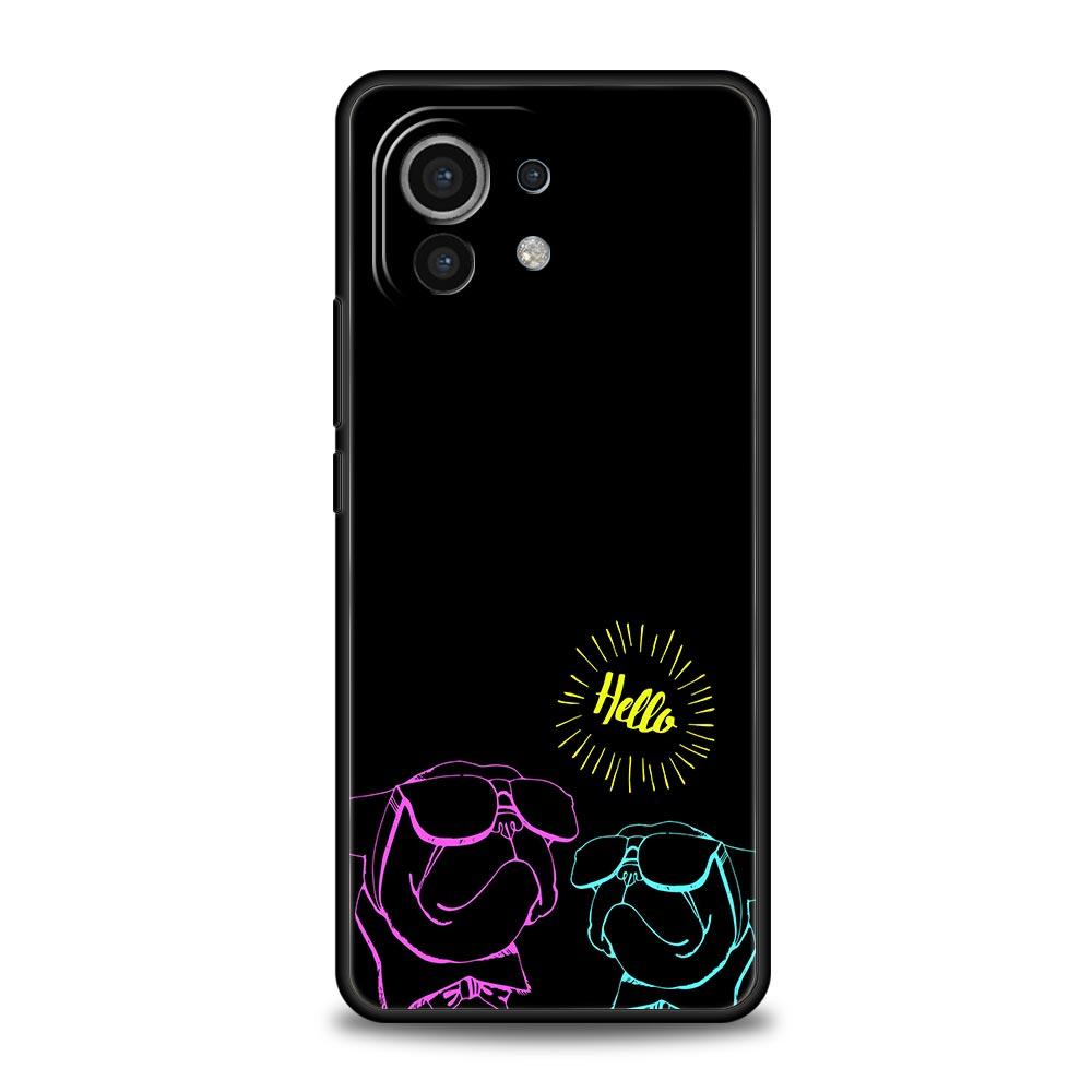 French Bulldog Phone Case For Xiaomi 13 12 11 Lite 12T 11T 10T 9T Mi Poco X5 M4 M3 X4 X3 Pro F5 F4 F3 GT 5G Cover Silicone Shell