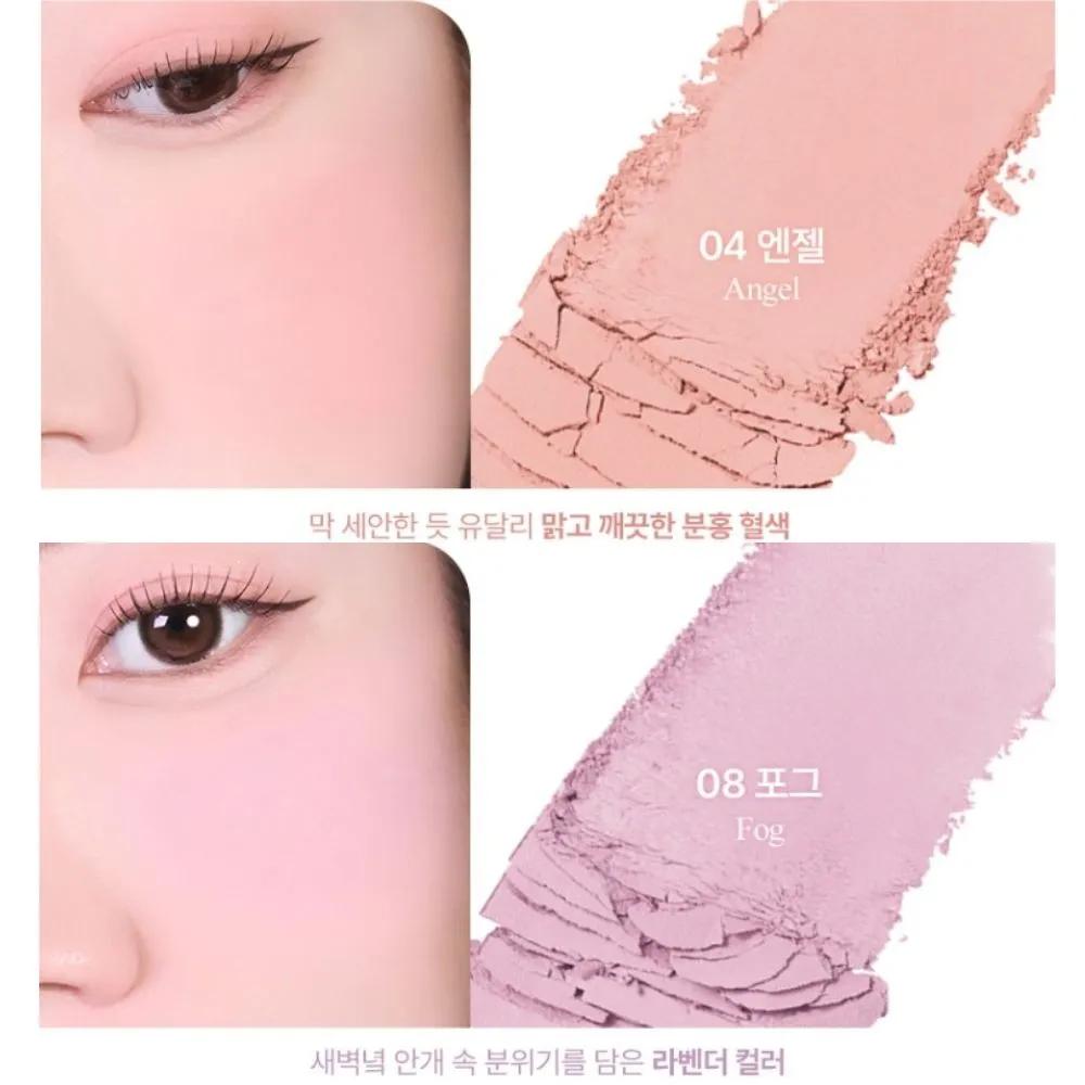 Forencos Pure Blusher SET 04 Angel + 08 Fog + Puff