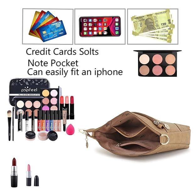 Женская сумка через плечо/слинг из искусственной кожи с внутренним карманом — фото 6