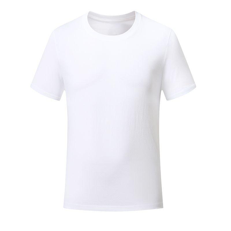 Men Women Plain T Shirts Cotton Comfortable Short Sleeves Crew Neck Top Tee