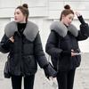 Loose cotton clothes winter clothes 2025 fashion big fur collar new cotton clothes women's autumn and winter padded jackets foreign short jackets
