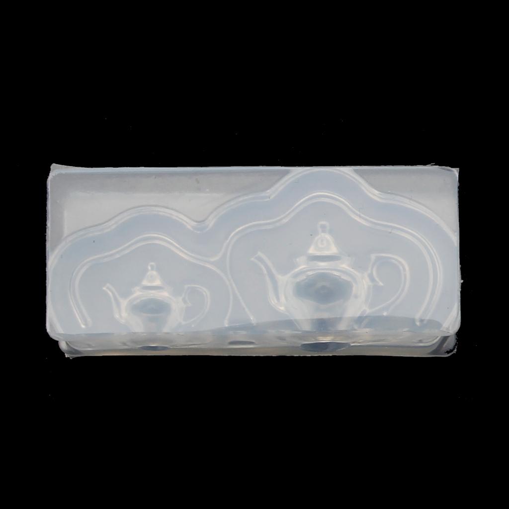 DIY Mini Teapot Resin-Molds Silicone-Molds for Children Epoxy Resin Casting