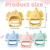 Baby Silicone Teether Toys Cute Elephant Shape Teether Gum Pain Relief Teether Toys Children Sensory Puzzle Toys