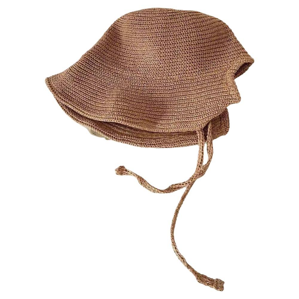 

Breathable Vacation Beach Cap Big Brimmed Woven Sun Cap Fashion Folding Straw Hat Summer