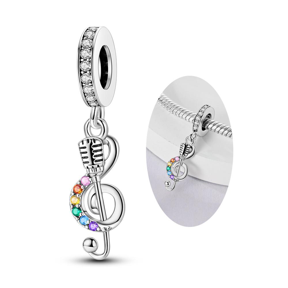 Colorful Series Charms Copper Palm Note Infinite Love Beads Fit Original Bracelet Diy Pendants Making Jewelry Gift For Woman
