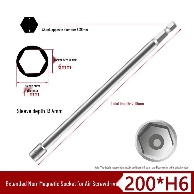 Magnetic Impact Wrench Socket Hex Bit for Electric Drill & Pneumatic Screwdriver