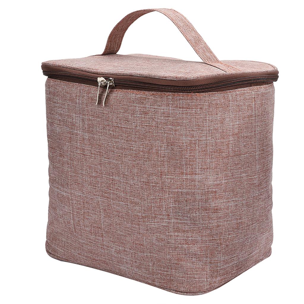 Portable Large Capacity Oxford Cloth Insulated Lunch Bag Waterproof Lunch Box Storage