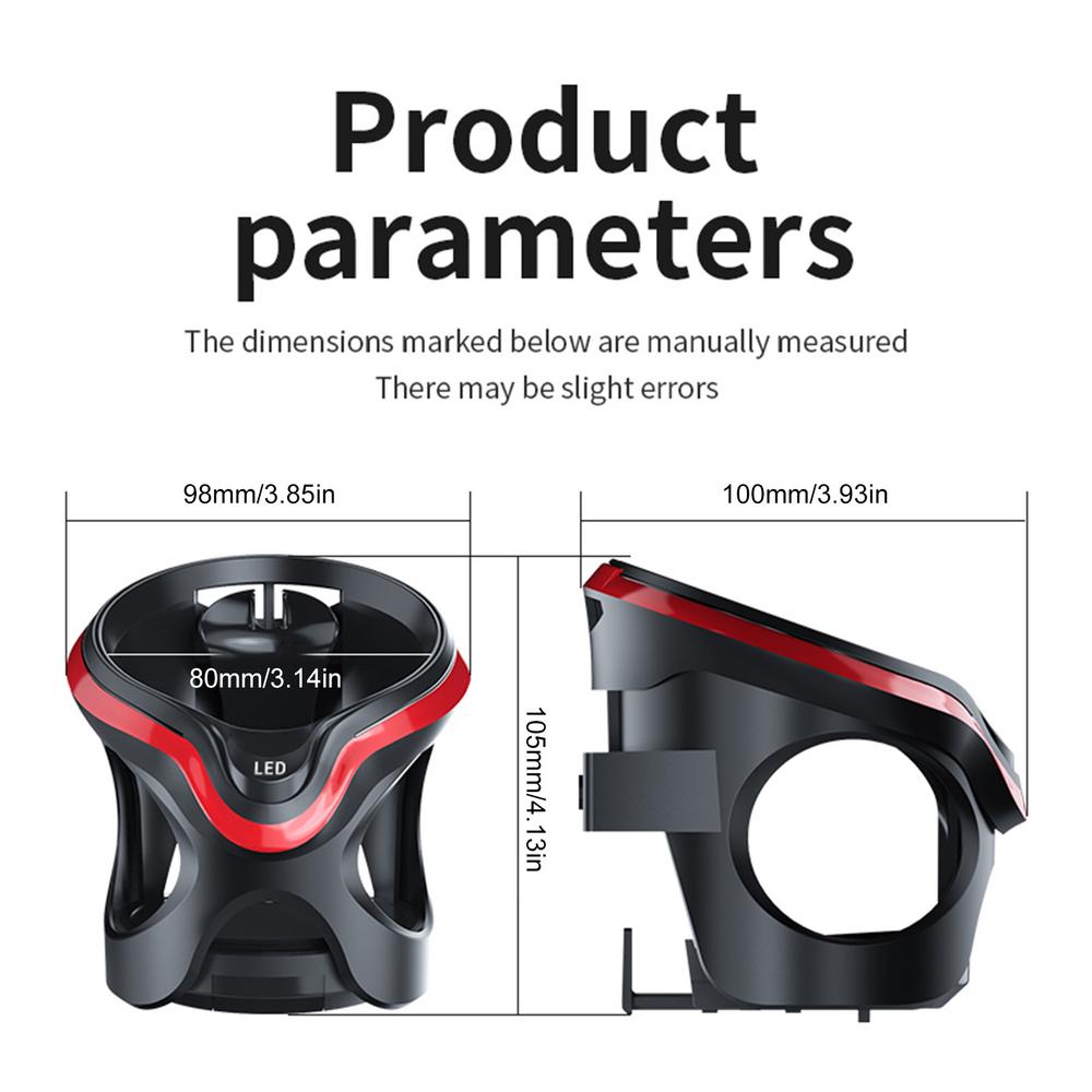 Car Cup Holder Truck Cup Rack Holder Adjustable Drink Stand Air Vent Cup Mount LED Lighted Storage Rack Car Accessories For Mugs