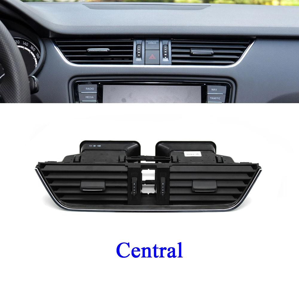 

For Skoda Octavia 3 A7 5E MK3 Dashboard Front Rear AC Vent Grille Outlet Assembly 2015- 5E0820951CZLL,5E0819702,5ED819203 Central 1PC