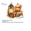 Durable Window Clings for Glass Autumn Maple Leaf Pinecone Scarecrow Pumpkin Static Clings, Waterproof PVC Film Stickers, Removable Seasonal