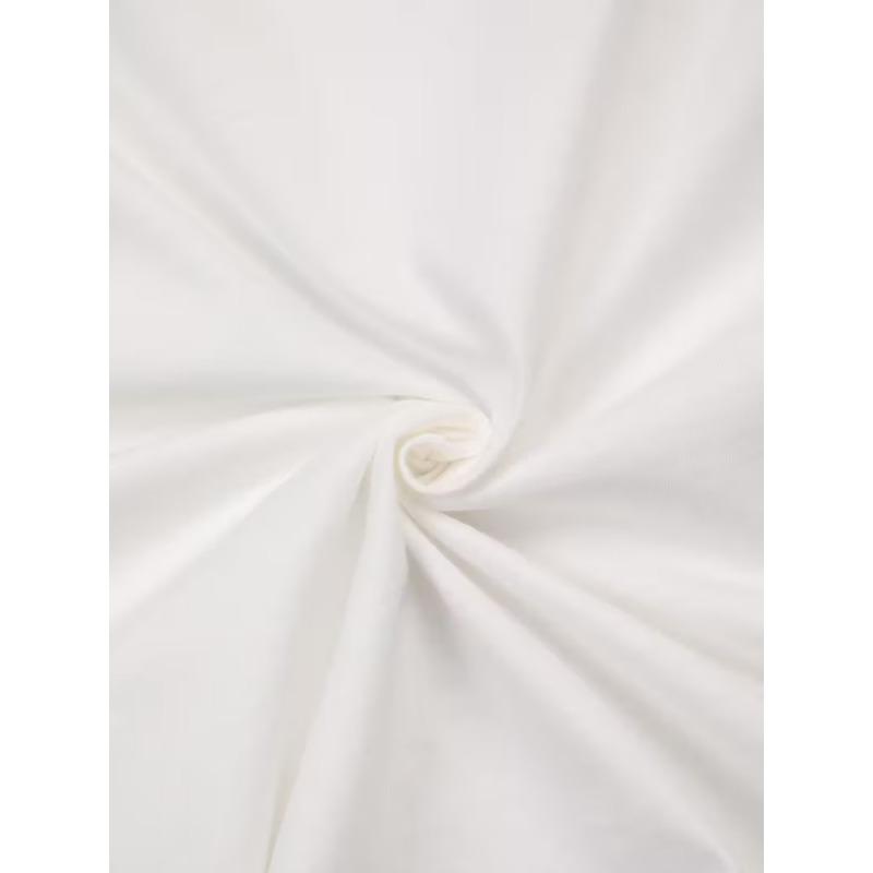 European sizes A stylish white children crew neck short sleeve printed T shirt Featuring adorable cartoon designs beloved by kids perfect all seasons