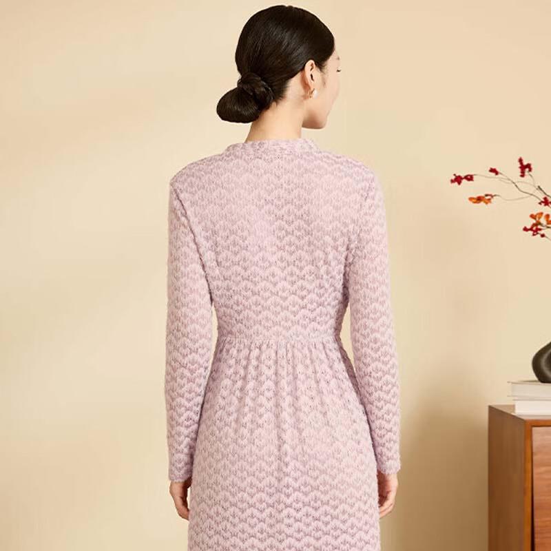 JESSIE French Ribbon-Tie Midi Dress