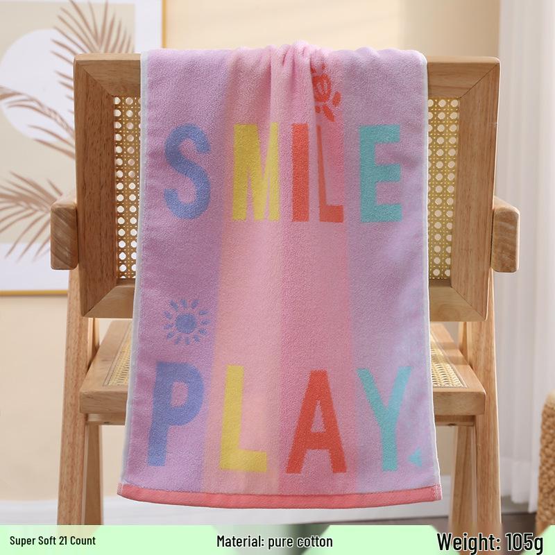 Thick Absorbent Pure Cotton Face Towel for Adults